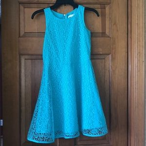 Mint green lace dress